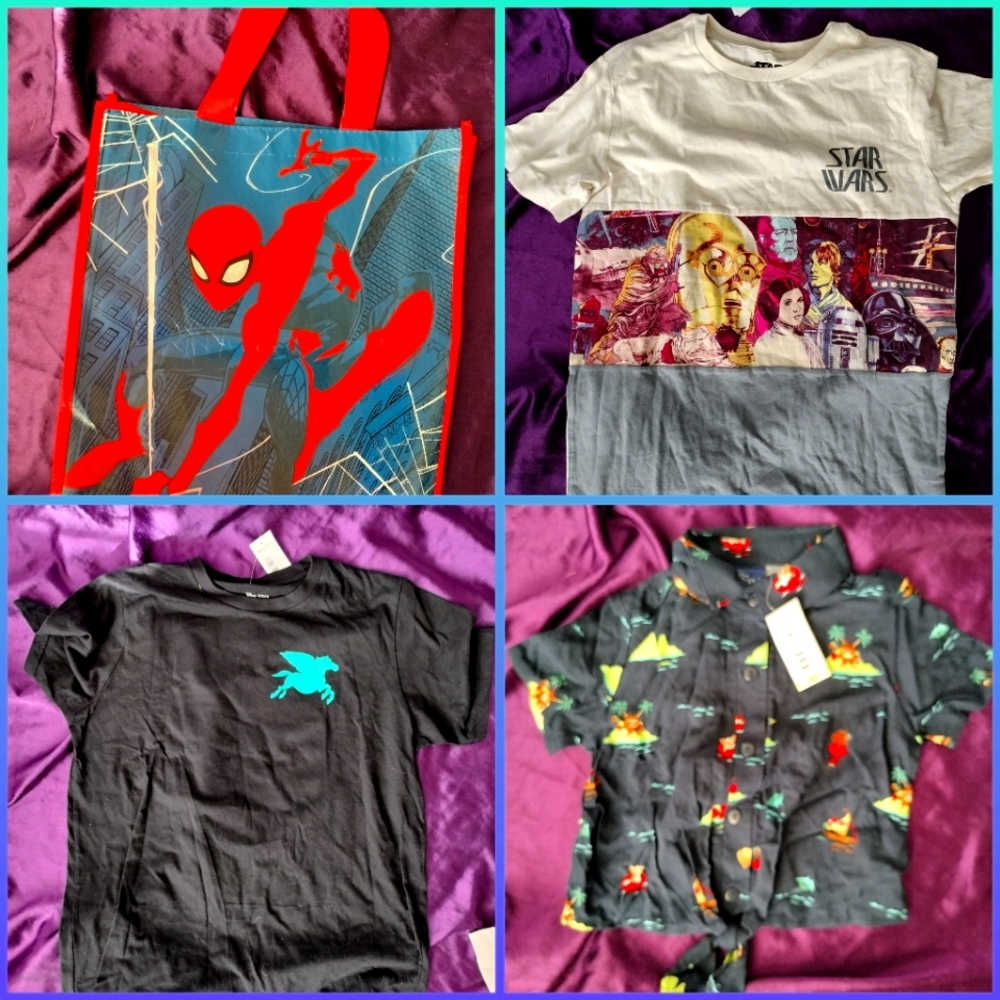 Disney -Star wars-Spider man Bundle
